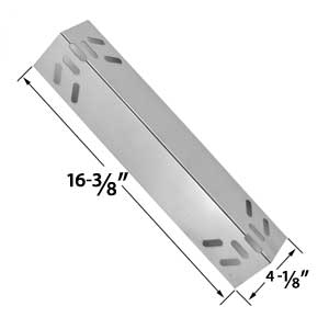 Replacement Steel Heat Plate for Kenmore 119.1614421, 119.162300, 119.162310, 119.16301, 119.16301800, 119.16302, 119.16302800, 119.16311, 119.16311800, 119.16312, 119.16312800, 119.16433010 Gas Grill Models