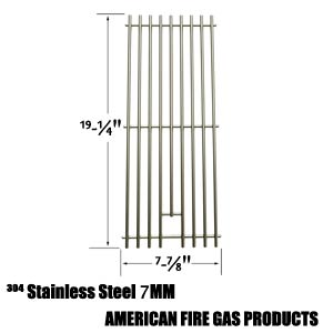 Replacement Stainless Steel Cooking Grates For Nexgrill 720-0584A, 720-0008-T, 720-033 and Perfect Flame 720-0335, 730-0335 Gas Grill Models