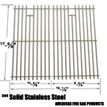 Replacement Stainless Steel Cooking Grid For Brinkmann 810-3820-S, 810-3821-S, Dyna-Glo DGP350NP and Master Forge MFA350CNP Gas Grill Models, Set of 2