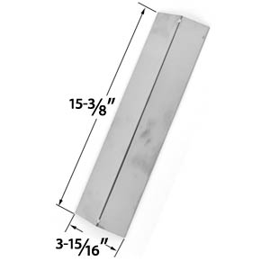 Replacement Stainless Steel Heat Plate for Aussie, Brinkmann, Uniflame, Charmglow, Grill King, Master Forge Lowes Model Grills