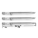 Replacement 3 Pack Stainless Steel Burner for Outdoor Gourmet, Smoke Hollow and Uniflame Gas Grill Models