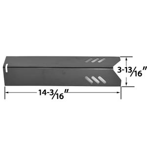 Replacement Porcelain Steel Heat Shield for Uniflame GBC1030W, GBC1030WRS, GBC1030WRS-C, GBC1134W, GBC1134WRS Gas Grill Models
