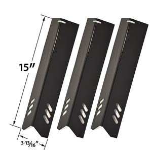 3 Pack Porcelain Heat Plate Replacement for BHG BH13-101-001-01, GBC1362W AND Phoenix KS10002 Lowes Model Grills