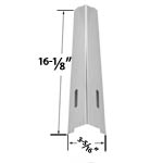Stainless Steel Heat Plate Replacement for BBQTEK, BBQ Grillware GGPL-2100, GSC2418N, GSC2418, 164826, 102056, Jenn-air 720-0709, 720-0720, 730-0709, 720-0727 and Nexgrill Gas Grll Models