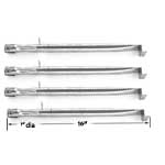 Replacement 4 Pack BBQ Gas Grill Straight Stainless Steel Burner for Uniflame, Kenmore & Nexgrill Model Grills