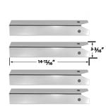 Replacement 4 Pack Stainless Steel Heat Plate for CFM TG475-2, Uniflame and Lynx L27-2-2010, L27F-2-2010, L27FR-2-2010, L27PSFR-2-2010 Grill Models
