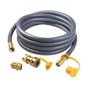1/2" Natural Gas 12 Feet Hose With Quick Disconnect For High Output Grills