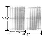Replacement Stainless Steel Cooking Grid for Ducane 1500, 1502, 1502HLP, 1502HLPE, 1502HN, 1502HNE, 1502SHLPE, 1502SHNE, 1504, 1504S, 1504SHLPE, 1504SHNE, 5002 Gas Grill Models, Set of 2