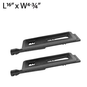 2 Pack Cast Iron Grill Burner for Grill Models By Grand Hall 9803S, Y0005XC, Y0005XC-1, Y0005XC-2, Y0101XC, Y0202XCLP, Y0202XCNG, Y0660, Y0660-1, Y0660LP, Y0660LP-2, Y0660NG, Y0660NG-1, Y0660NG-2, Y0669NG